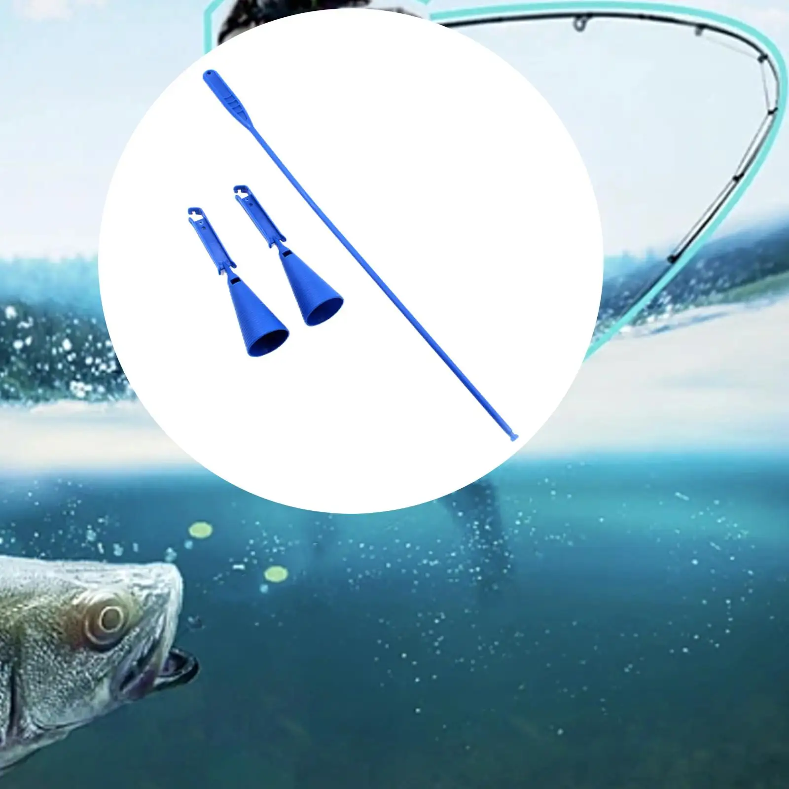 2 Small Winder Bungs Pole Bungs Assorted Convenient Elastication Portable Lightweight Pole Top Rough Float Adapters