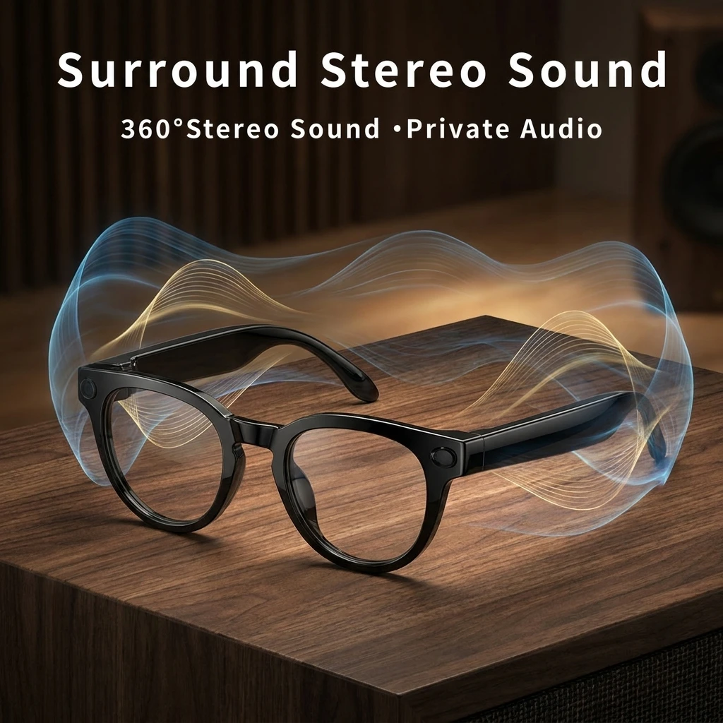 2026 AI Smart Glasses with 800 - Audio Music Arabic ulasan dan harga