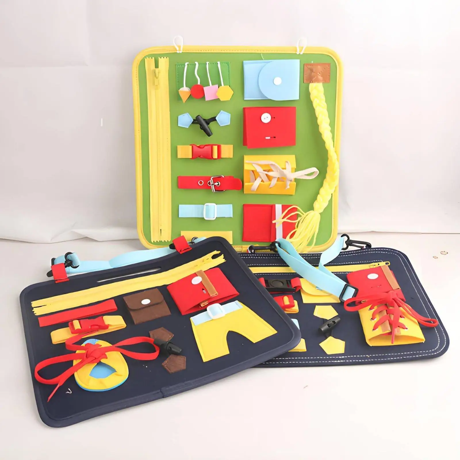 Children Learning Board Portable Sensory Activity Busy Board Educational Toy for Early Childhood Education