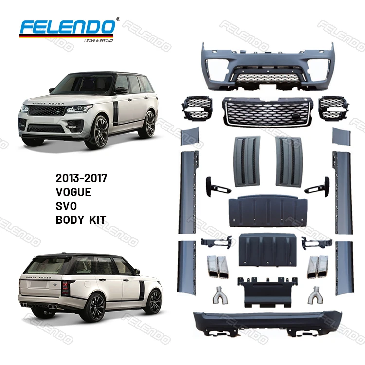 High Quality SVO Type Upgrade Body Kit  For Range Rover Vogue L405 2013-2017 Upgrade to 2018-2019 SVO Facelift Body Kit