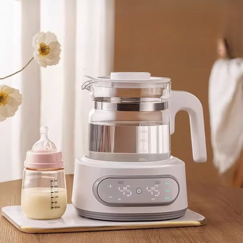 Full Glass Constant Temperature Kettle, Baby Household Brewing Milk, Special Milk Conditioner for Newborn Milk Warming, Kettle