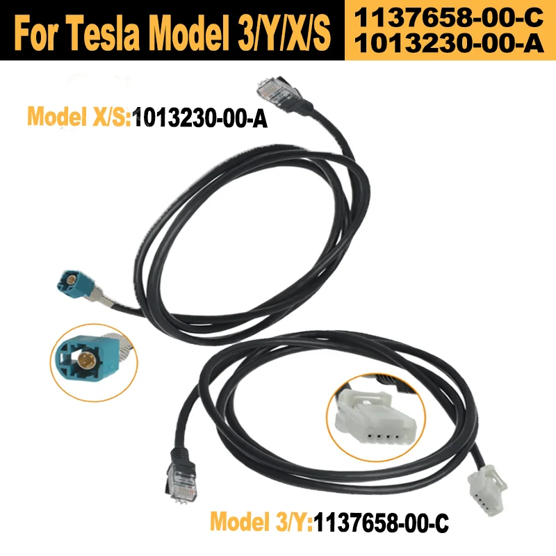 For Toolbox Tesla Model 3 / Y Model S/X 1.5 Meter Diagnostic Service Cables Ethernet  1013230-00-A 1137658-00-C Repair Tool New