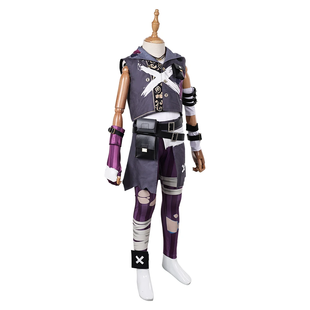 Kids Arcane Isha Cosplay Costume Set - usage example