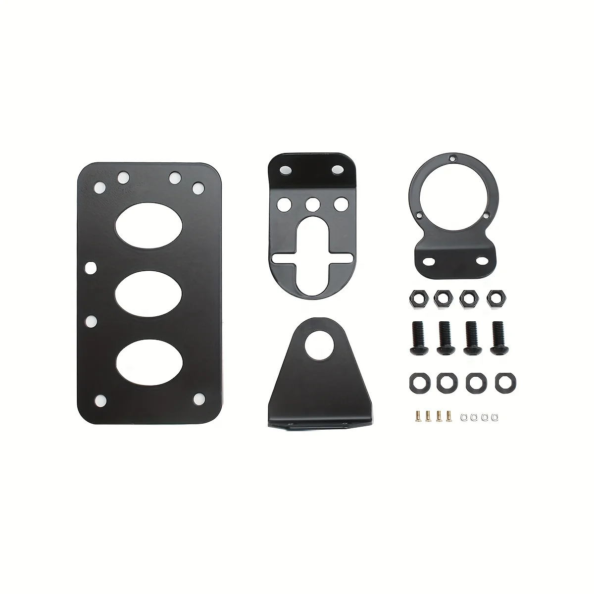 

Universal 7/8 Inch 22mm Motorcycle License Frame Metal Stand Tail Light Mounting Accessory Set