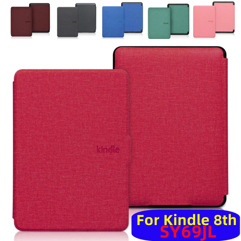 

Тканевый чехол для Kindle 8 поколения SY69JL 2016, умный чехол с автоматическим режимом сна, чехол для электронной книги Kindle 8, магнитный смарт-чехол