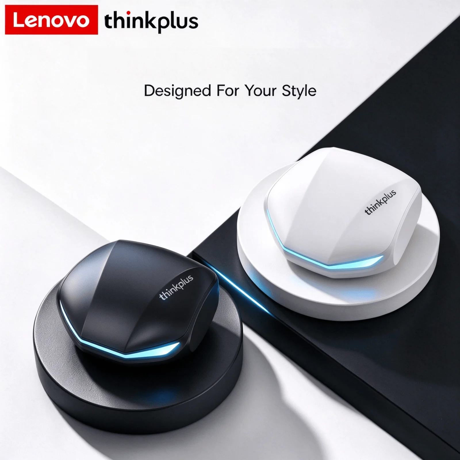Lenovo GM2 Pro Earphones Bluetooth Wireless Gaming Headset Low Latency HIFI Sound Bass Earbuds Touch Control For Workout Gym
