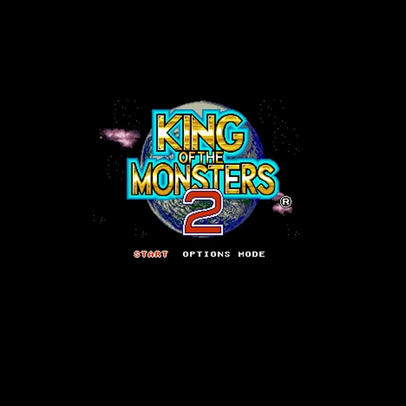 King of the Monsters 2 NTSC 16 Bit Big Gray Game Card For 46Pin USA Game Players