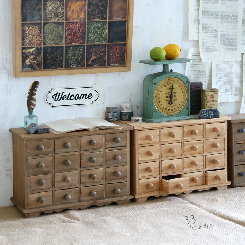 

Apothecary Drawers Small Wood