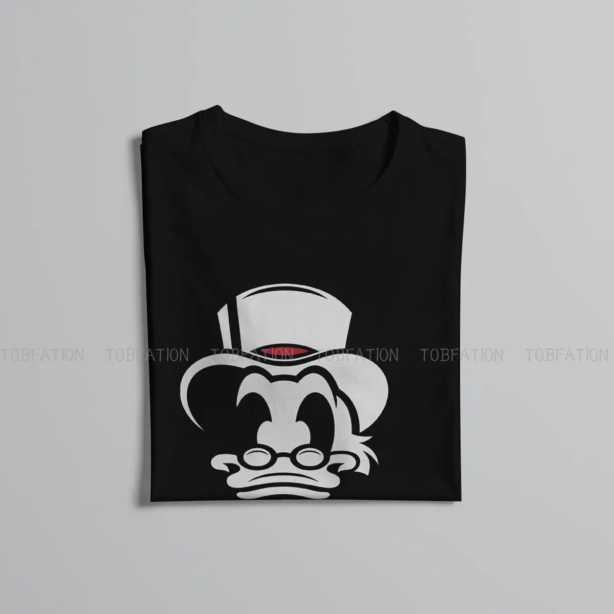 Scrooge McDuck The Uncle TShirt For Men Disney Donald Duck Cartoon abbigliamento Style T Shirt morbida stampata allentata