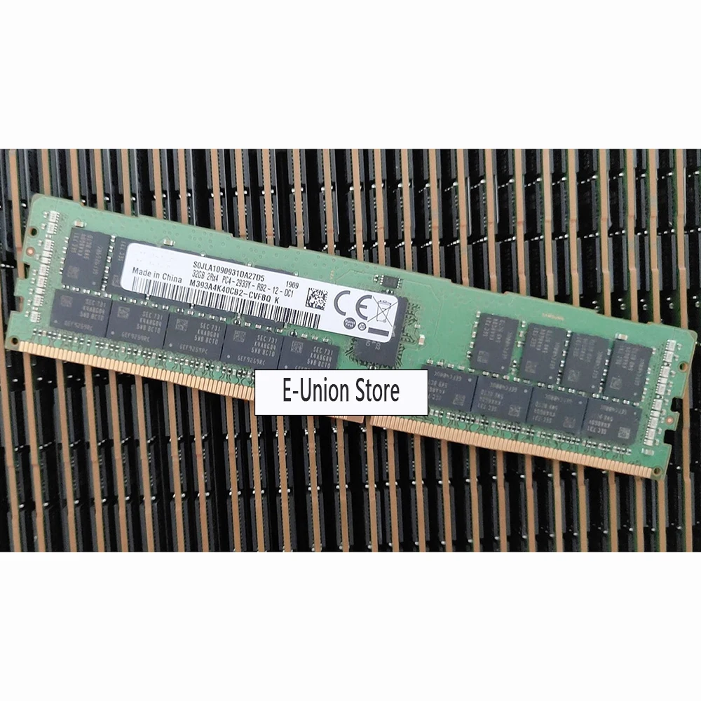 ذاكرة خادم 32 جيجا بايت DDR4 2933 ميجا هرتز ECC REG لذاكرة الوصول العشوائي Samsung M393A4K40CB2-CVFCQ