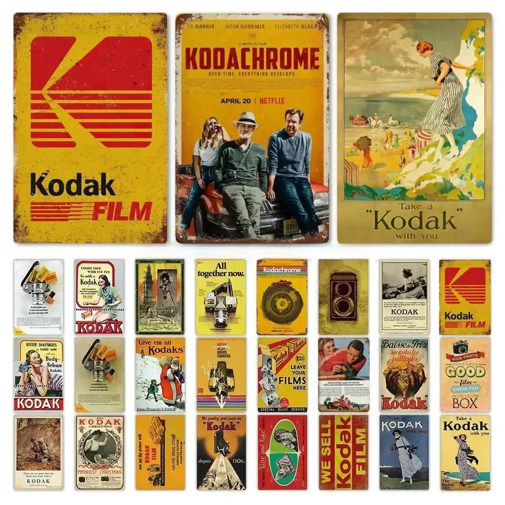 Classics Camera Metal Sign Plaque Metal Vintage Tin Sign Metal Plate Decoration for Man Cave Photo Studio Bar Home Wall Decor