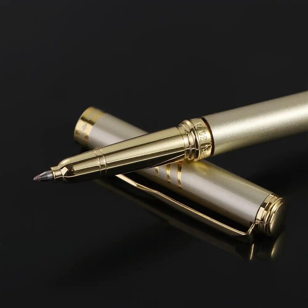 

Stationery Golden Rollerball Ballpoint Pen Metal Luxury Metal Business Signing Pen High Quality Golden Ballpoint Pen School