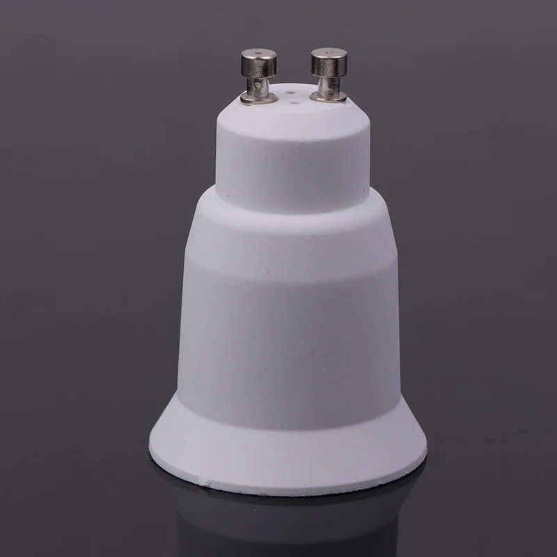 New 1Pc GU10 To E27 LED Light Bulb Adapter Lamp Holder Converter Socket Light Bulb Lamp Holder Adapter Plug PBT Material