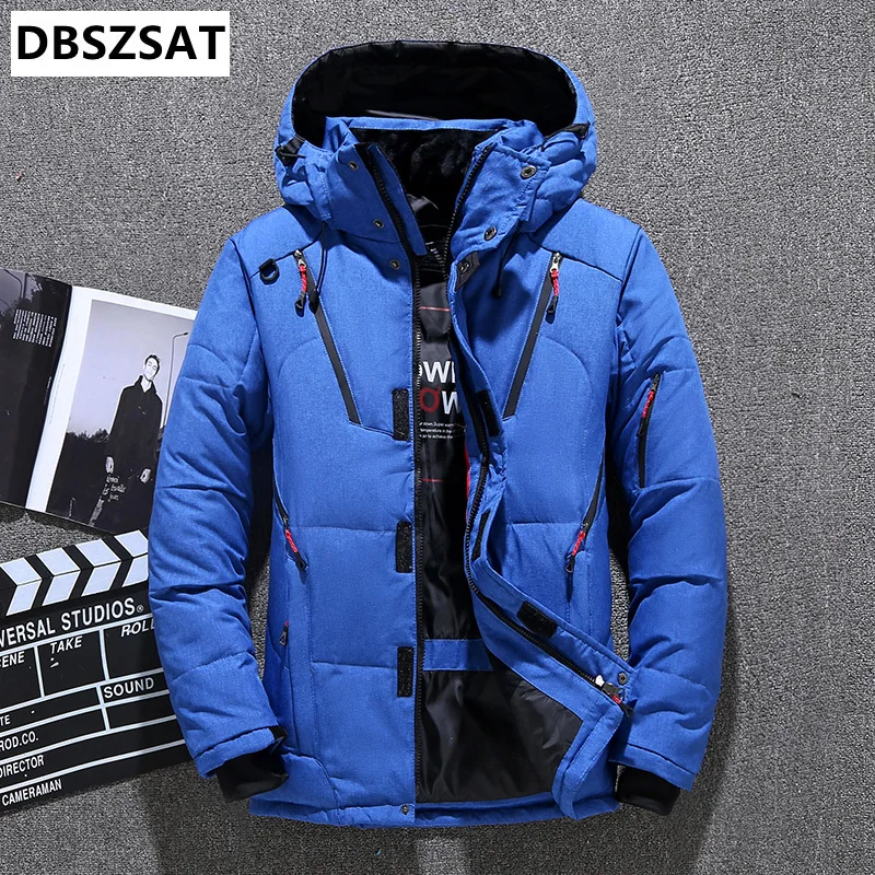 Jaqueta casual de parka de neve masculina, parkas grossa quente, casacos de alta qualidade, moda exterior, outwear inverno, 2022