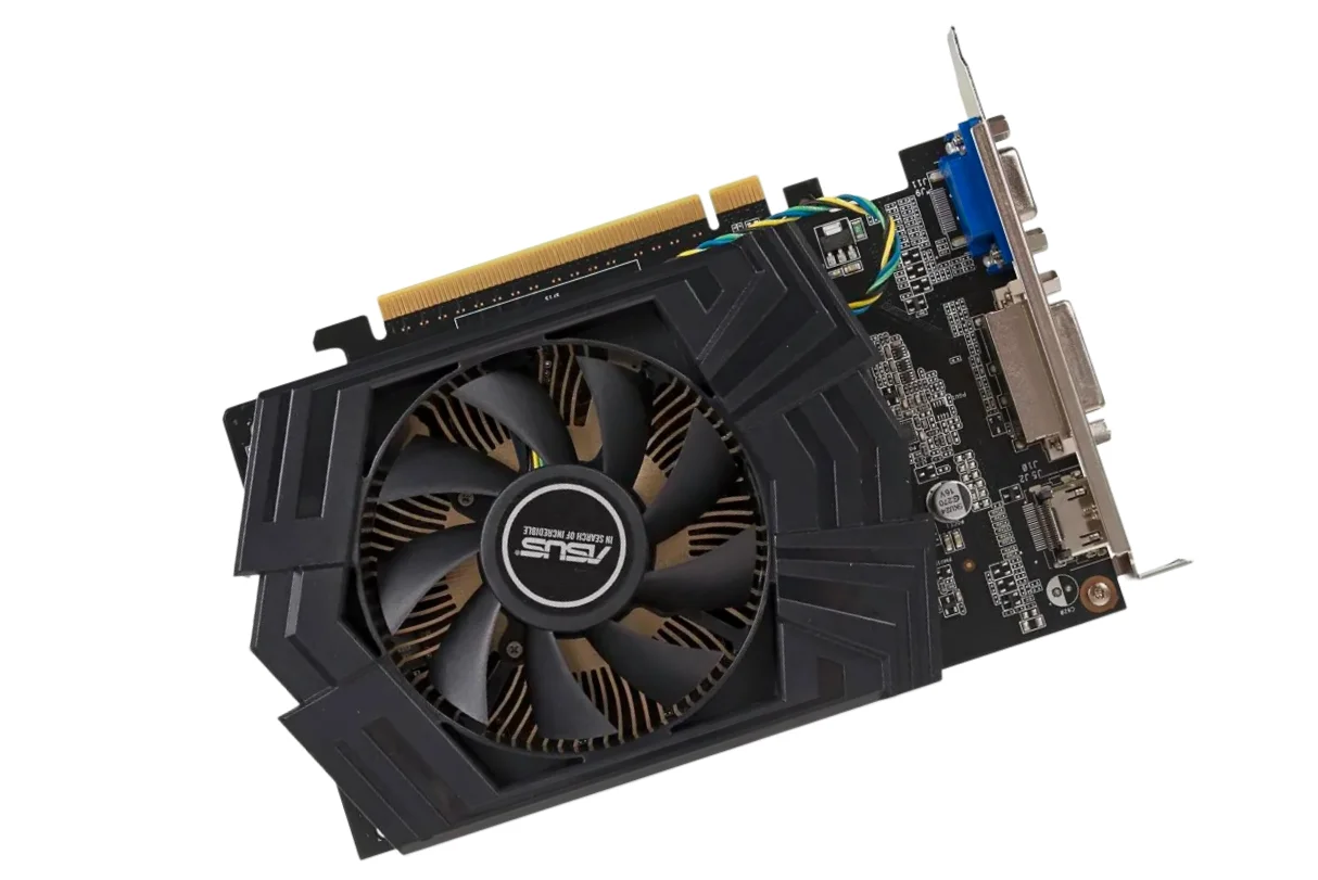 ASUS NVIDIA GeForce GT 740 GPU GT740 OC 2GD5 2GB GDDR5 Graphics Card PCI-E 3.0 HDMI DVI Interface for Desktop PC Computer