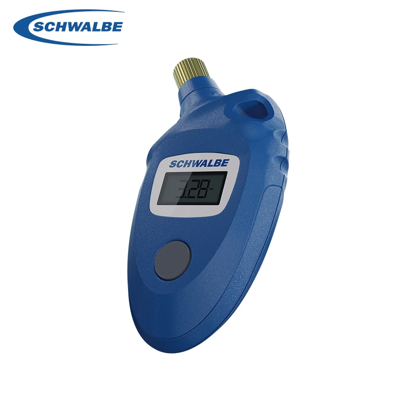 Schwalbe Bicycle Electronic Air Pressure Gauge AV/DV/SV/FV Air Valves General Purpose Bike Tyre Pressure Meter Cycling Equipment