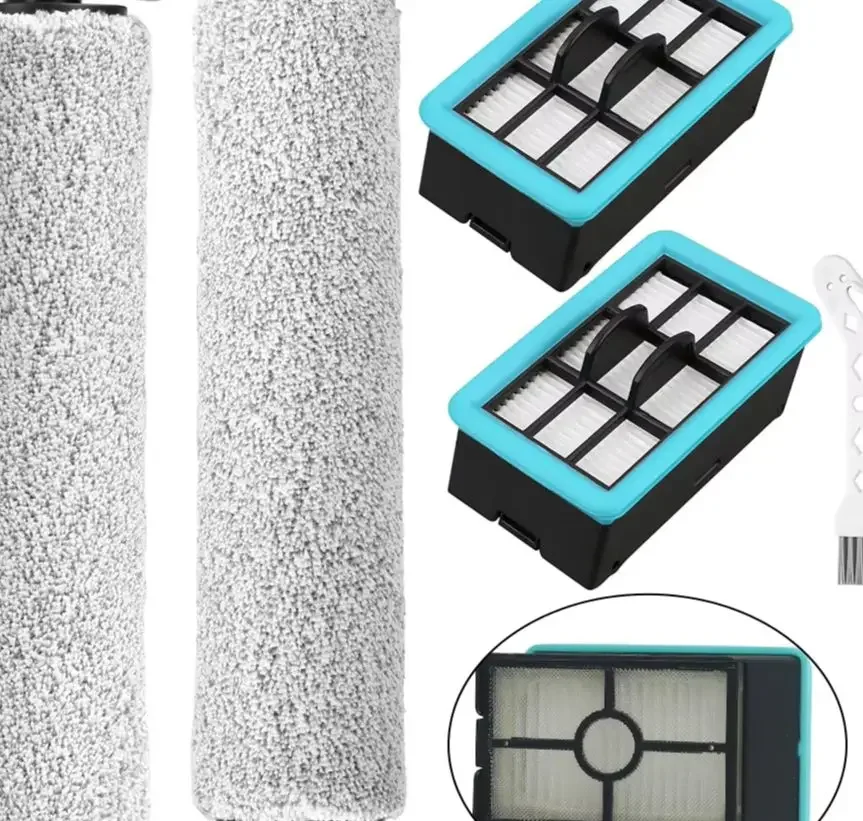 

Replacement Roller Brush Filter Kit For Bissell-CrossWave 3831 3845 3847 3848 Floor Scrubber Vacuum Cleaner Accessories