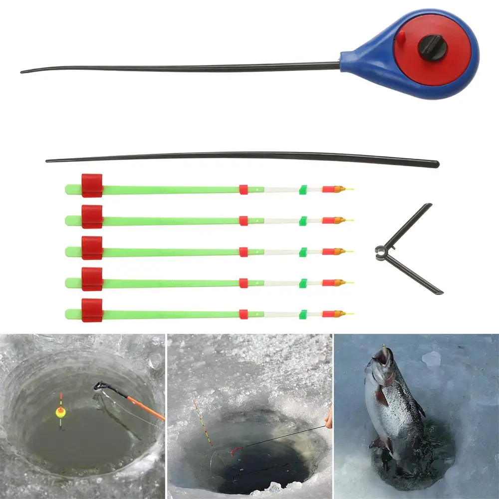 Ice Fishing Rod Winter Outdoor Sport Lakes Portable Fishing Rod Ultralight Pole Tip Fish Thicken Extension Rods Fishing Tackle