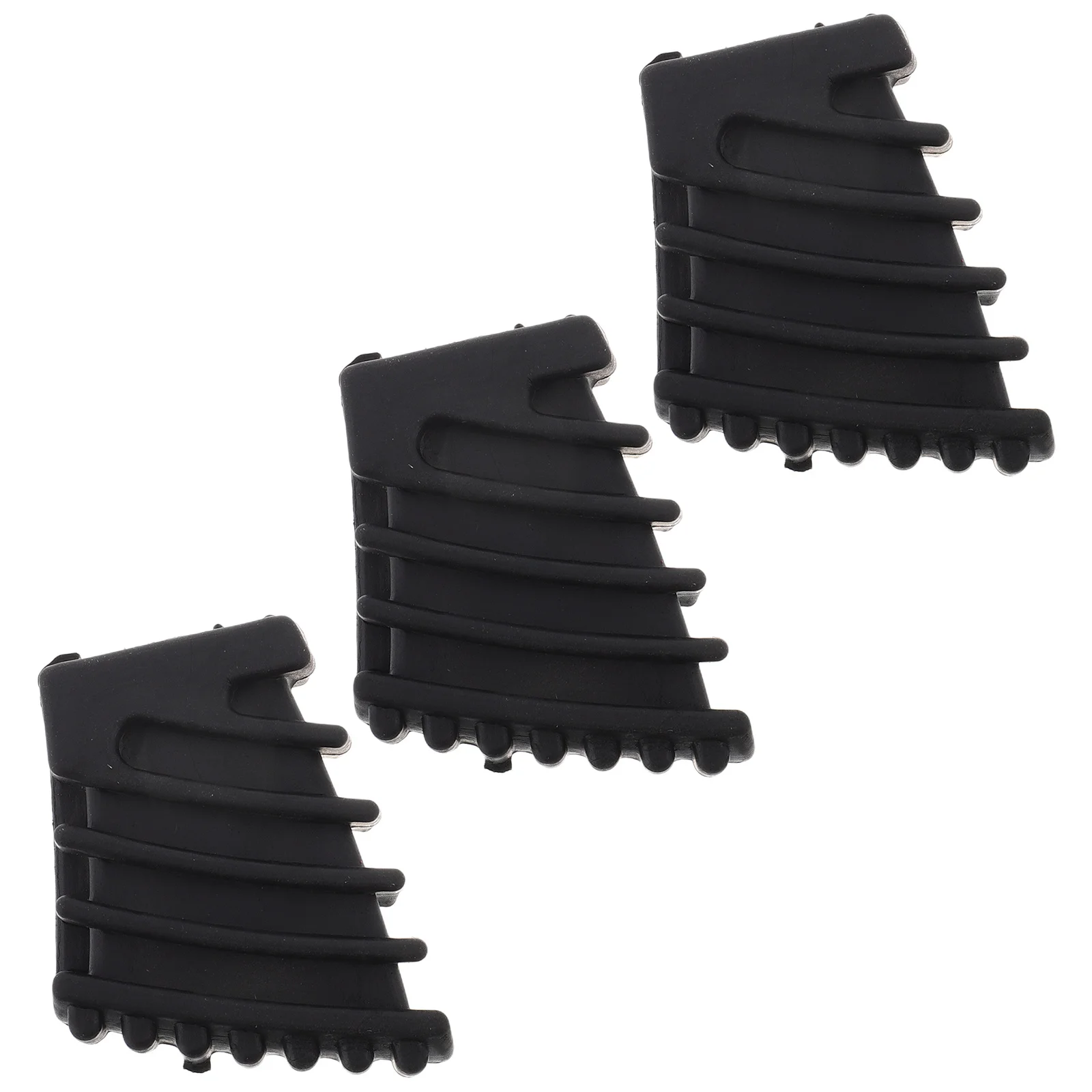 

3pcs Leg Foot Pads Plastic Anti-Slip Stand Protector Noise Reduction Drum Kit Replacement Part Drum Set Accessories