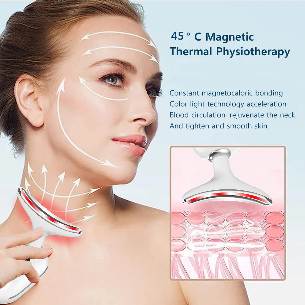 Face Massager EMS Facial Microcurrent Neck Face Lifting Massager Anti-aging Facial Massage Anti Wrinkle Skin Tightening Device