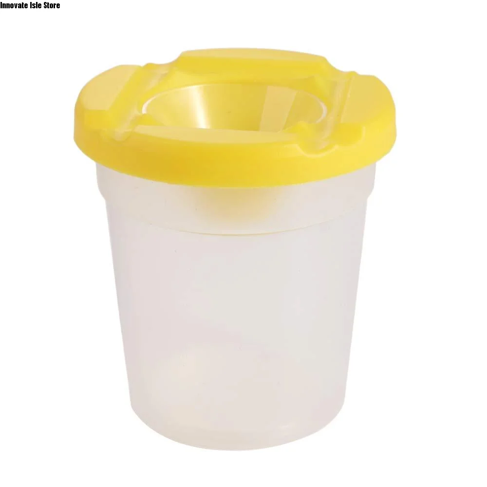 Multifunctional Painting Pen Washing Cup Convenient Transparent Childrens Paint Cups Plastic Anti Paint Cups School