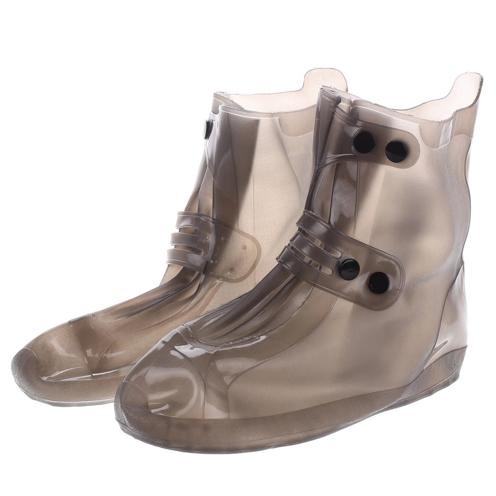 1 زوج أغطية الحذاء المقاوم للماء غطاء أحذية المطر للنساء الرجال قابلة لإعادة الاستخدام سيليكون المضادة للانزلاق في الهواء الطلق ركوب الدراجات المشي الجري السفر