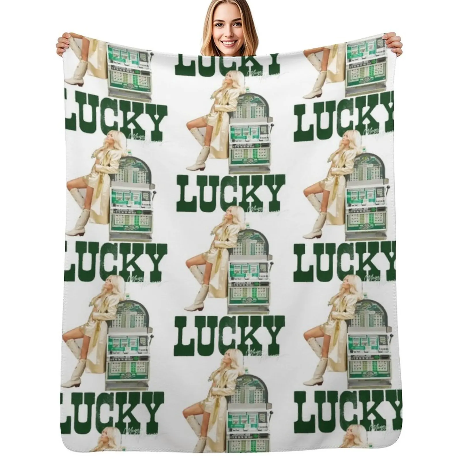 

Megan Moroney Throw Blanket Warm Accent Blanket for Living Room Decoration