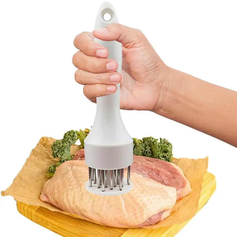 Meat Tenderizer Tool 21 Pins Kitchen Cooking Gadgets Tools Stainless Steel Tenderizer Tool Kitchen Gadgets Professional Kitchen