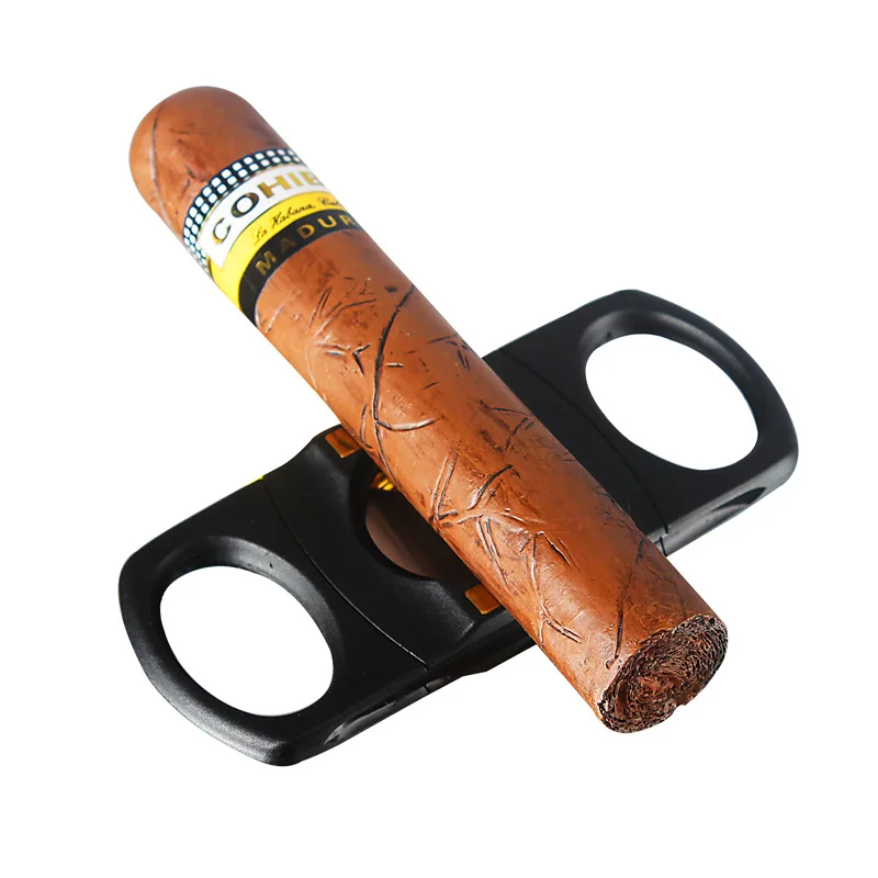 Cigar Scissors Portable Large Diameter Multifunctional Cigar Cutter  Cigar Holder