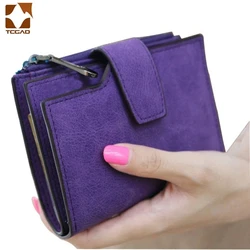 Short Wallet Women's Leather Genuine Small Zip Women's Purse Small Coin Sac Femme 2023 Luxury Brand Porte Feuille Ladies Wallet