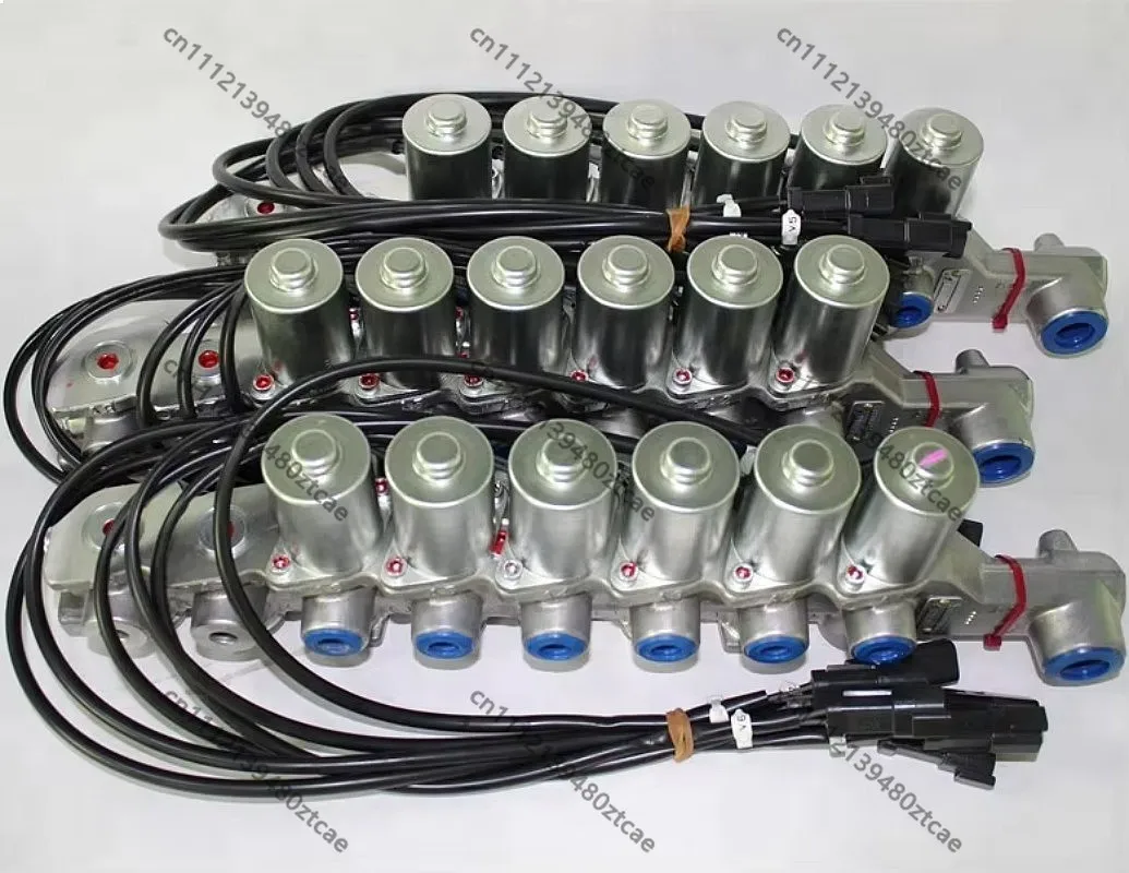 207-60-71320 Hydraulic Solenoid Valve Assembly Heavy Excavator Wear Resistant Replacement Components