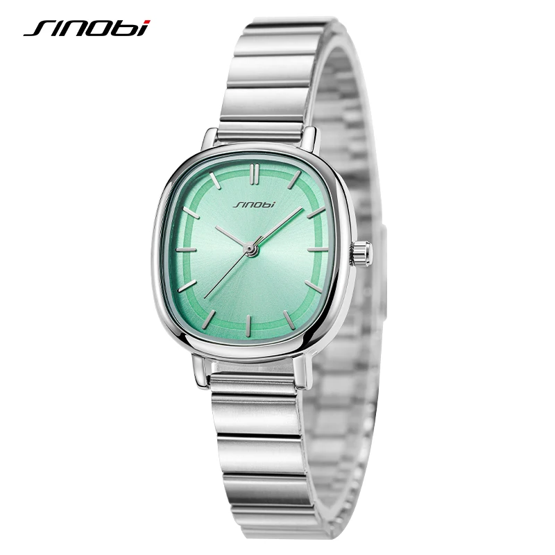 SINOBI Fashion Design Women\'s Watches Elegant Style Woman\'s Quartz Wristwatches Top Luxury Female Gifts Clock  Reloj Para Mujer