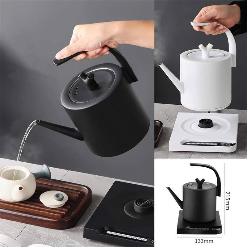 1.0L Smart Electric Kettle with 7 Temperature Control, Teapot, 304 Stainless Steel Water Boiler, Ultra Boiling Hot Water Kettle