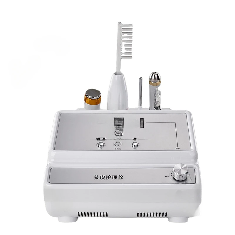 Professionele Hoofdhuidverzorging Machine Haarzakjes Behandeling Apparaat Met Kam Microstroom Hot Cold Hamer Ampul Import OEM CE