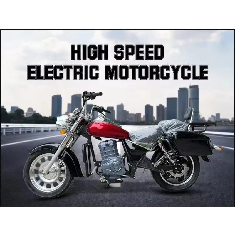 

3000W 5000w 8000w 72V Electric Motorcycle Heavy Duty Motorcycle With Side Bags Vintage Sportbikes Streetbike Moto for Adults
