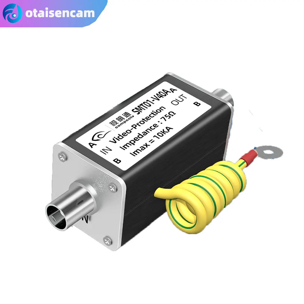 Surveillance Video Lightning Arrester Analog Camera Bnc Signal Surge Lightning Protection Arrester