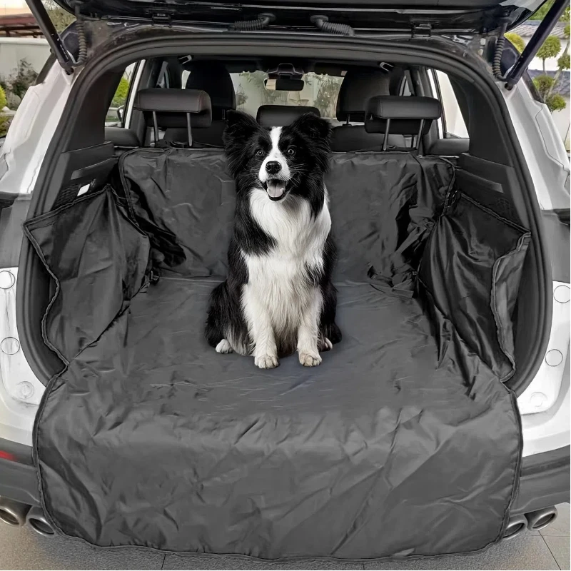 Durable Polyester Dog Car Seat Cover Stain Dust Resistant Waterproof Pet Seat Cushion  For Large And Medium-Sized