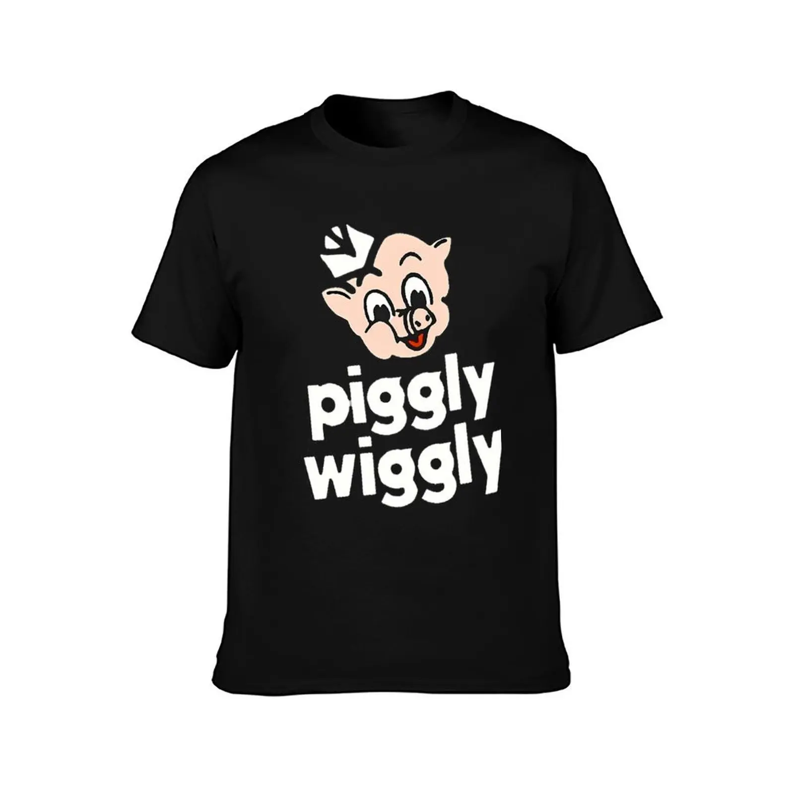 Piggly Wiggly T-Shirt Running Gym Short Sleeve Sports Tee T-Shirt