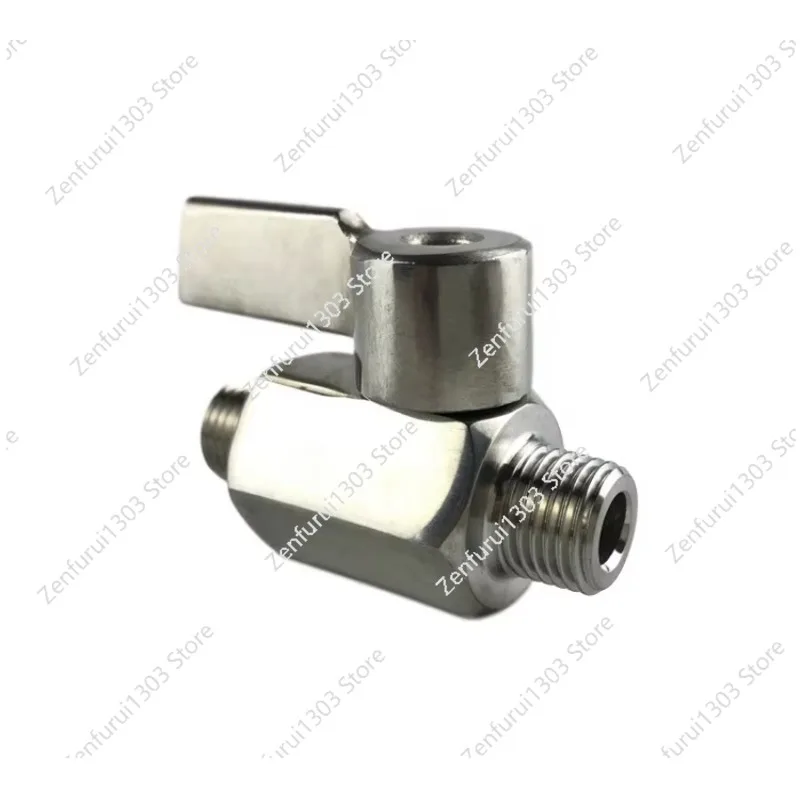 

Mini Stainless Steel Ball Valve for Brewing 1/8 to 1/2 Manual Power Customizable