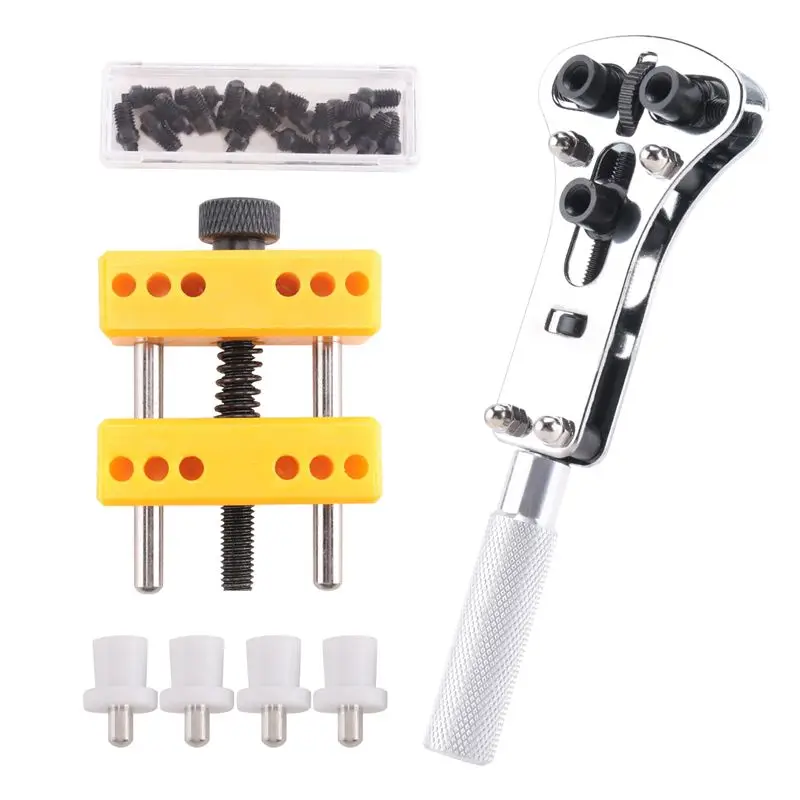 

Новый регулируемый набор для снятия корпусов часов AA14 с трехзахватным открывателем крышек, комплект для ремонта часов