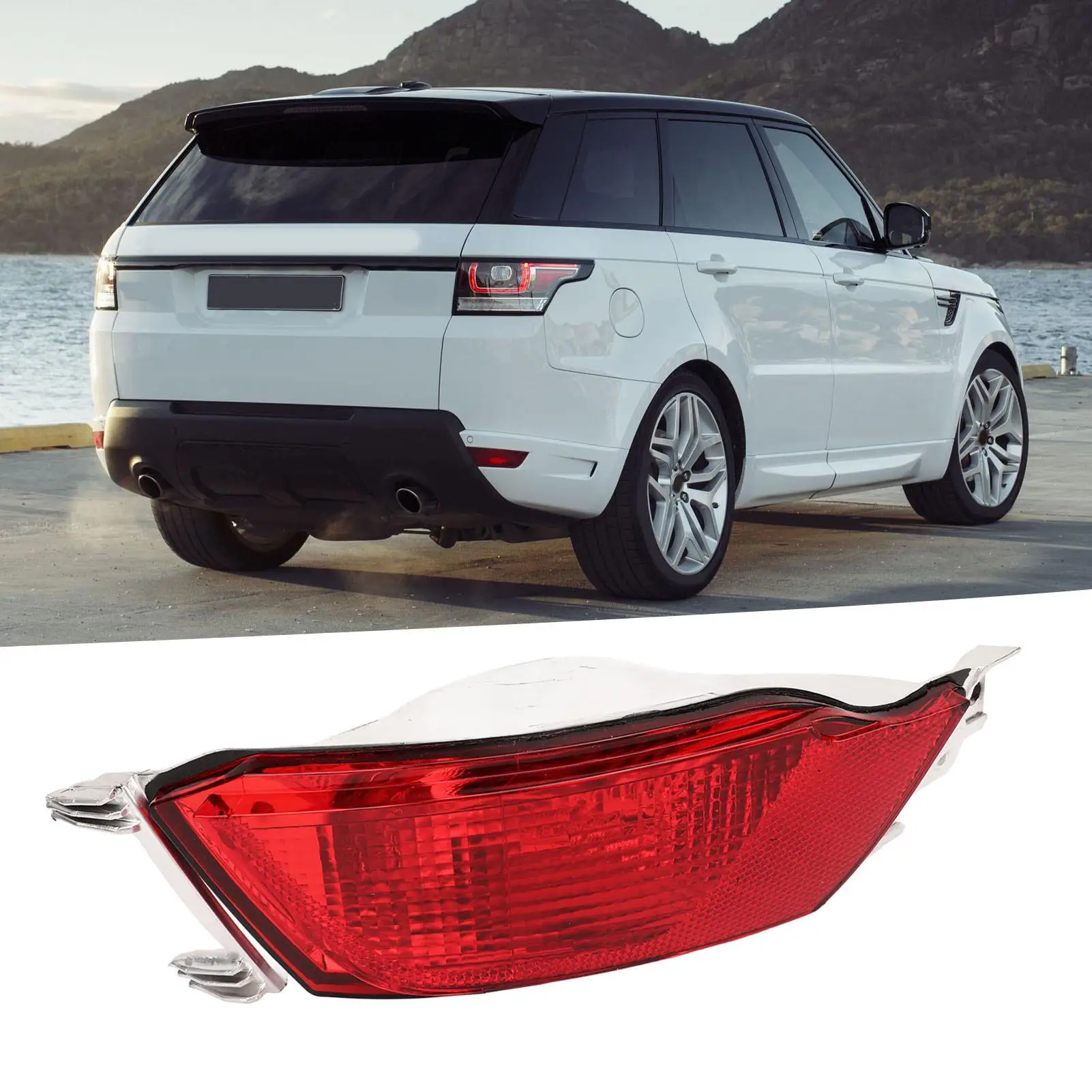 Left Rear Fog Light Strong Power Durable Bright Left Rear Bumper Fog Light LR043985 Shockproof for range ROVER Sport 2014-2021