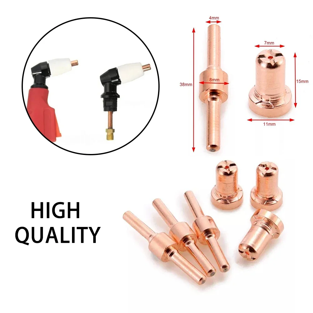 100 Buah Pt31 Memperpanjang Plasma Cutter Obor Aksesoris Habis Kit Nozel Elektroda Cangkir Keramik PT31