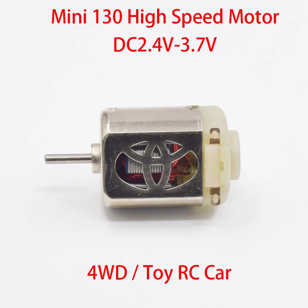 Mini FC-130 Carbon Brush Electric Motor DC 2.4V 3V 3.2V 3.7V High Speed Engine Cooling Hole for Toy 4WD Racing Slot Car