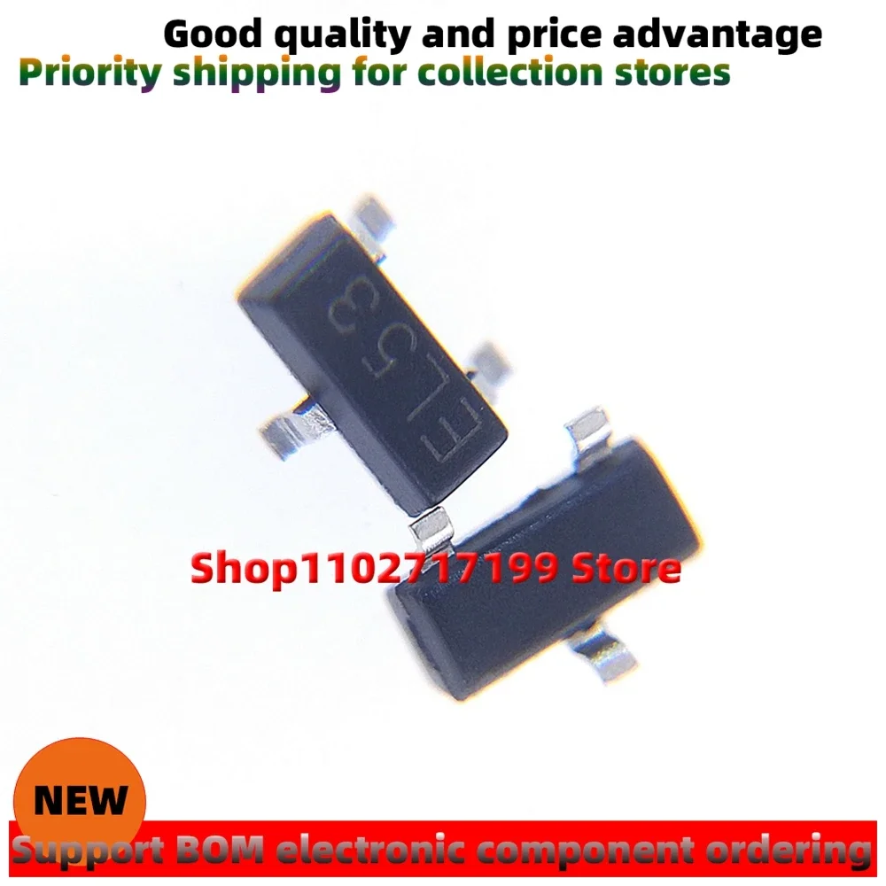 100PCS/LOT ESDA5V3L Silkscreen ：EL53 SOT-23 New ESD/TVS electrostatic protection diode