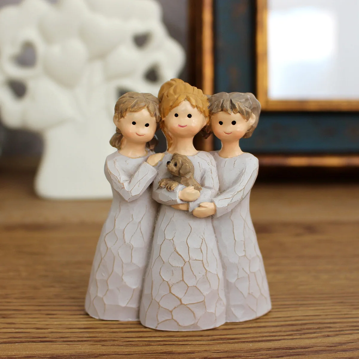 

‌Triple Angel Sisters Statue - Minimalist Home Decor