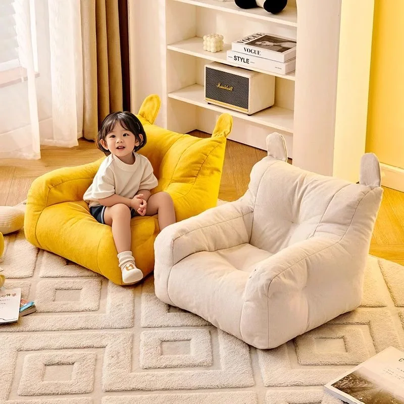 Mini Super Soft Bean Bag Sofa for Children Small Tatami Lounge Beanbag Chair Lazy Sofa for Baby Child's Sofa Cute Cartoon Seat
