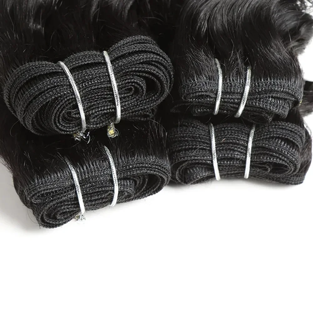 4 Pcs Pack Sale Loose Wave Brazilian Hair Weave Bundles 8-14 Inch Human Hair Bundles For Women 190Gram