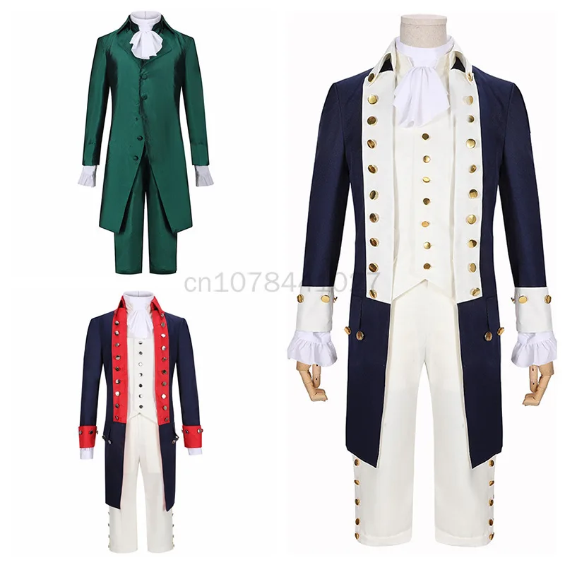 

18th Century Colonial Outfit British Mens Gentleman Cosplay Suit Victorian Renaissance Marie Antoinette Costume Men Rococo Suit