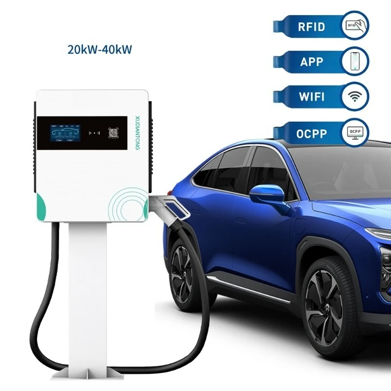 New Energy Electronic Vehicle DC Fast EV Charging Station Floor Mounted 20KW 30KW 40KW Car Charger