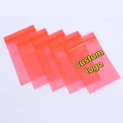 100pcs/Lot Red Anti-Static Shielding Zip Lock Bag Circuit Board Battery USB PC Phone Memory Card Hard Disk ESD Packaging Pouches